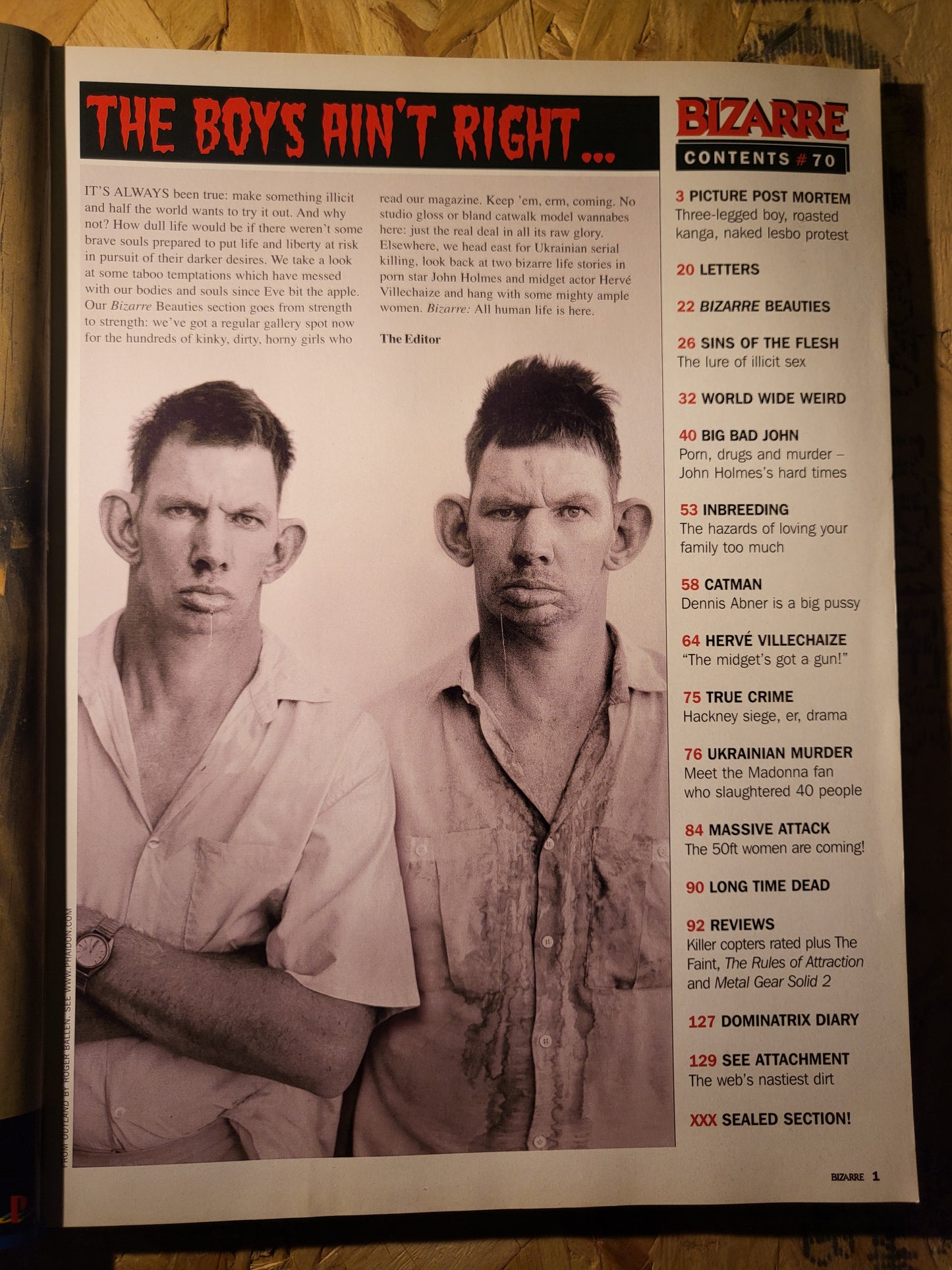 Bizarre Magazine #70 (912) Chris Mieratko Chip Crispins