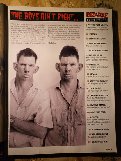 Bizarre Magazine #70 (912) Chris Mieratko Chip Crispins
