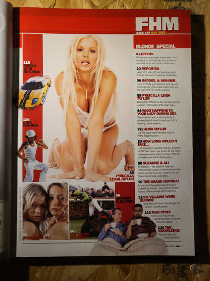 FHM Magazine May 2002 (914) Suzanna Ali Laura Taylor Priscilla Leigh Taylor