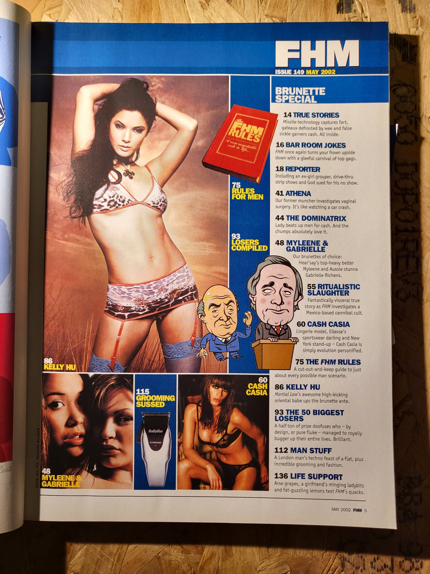 FHM Magazine May 2002 (914) Suzanna Ali Laura Taylor Priscilla Leigh Taylor