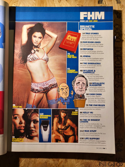 FHM Magazine May 2002 (914) Suzanna Ali Laura Taylor Priscilla Leigh Taylor