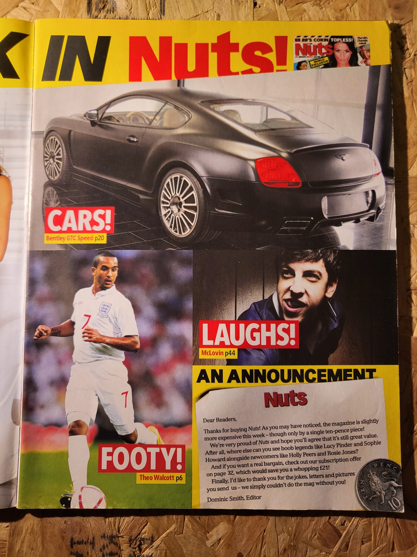 Nuts Magazine 3-9 September 2010 (916) CHANTELLE HOUGHTON CORIN FORSHAW RACHAEL