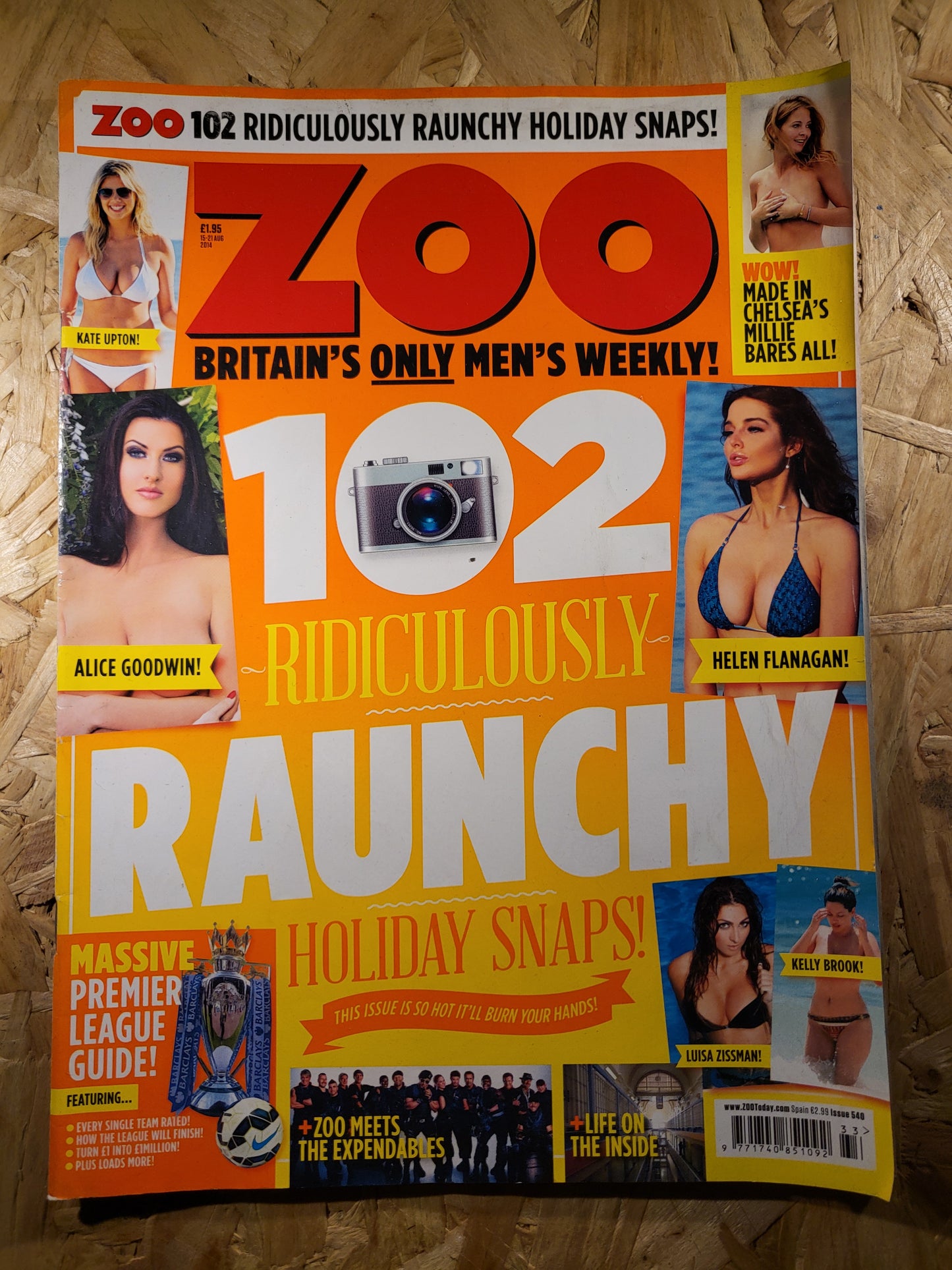 Zoo Magazine 15-21 August 2014 (918) Kate Upton Alice Goodwin Helen Flanagan