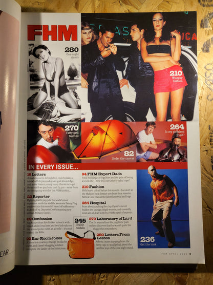 FHM Magazine April 2000 (927) Lene Nystrom Lorri Bagley Amanda Holden