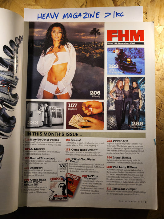 FHM Magazine December 2000 (929) Charlies Angels Cameron Diaz Drew Barrymore