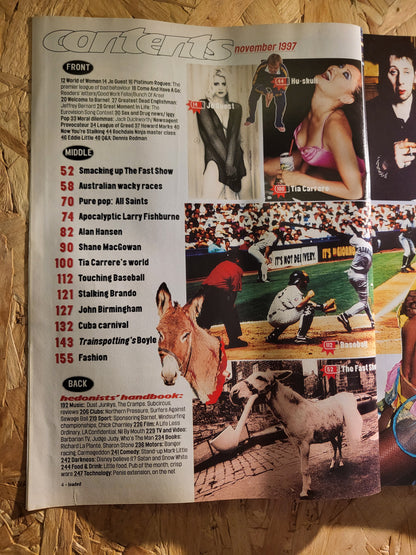 Loaded Magazine November 1997 (836) Jo Guest POSTER Tia Carrere