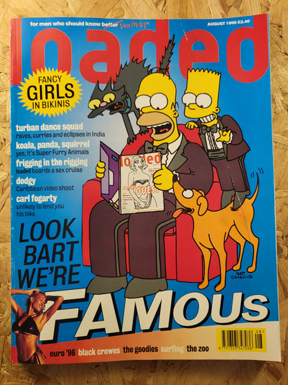 Loaded Magazine August 1996 (931) Joanne Guest The Simpsons Gina/Homer POSTER