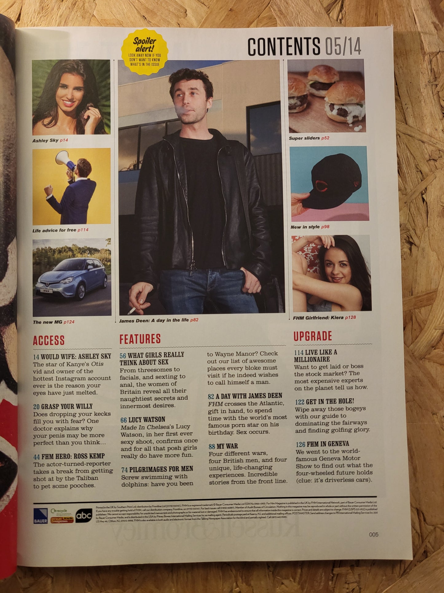 FHM Magazine May 2014 (937) Lucy Watson