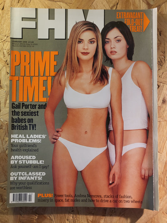 FHM Magazine February 1999 (940) Gail Porter Claire Sweeney Jennifer Beals