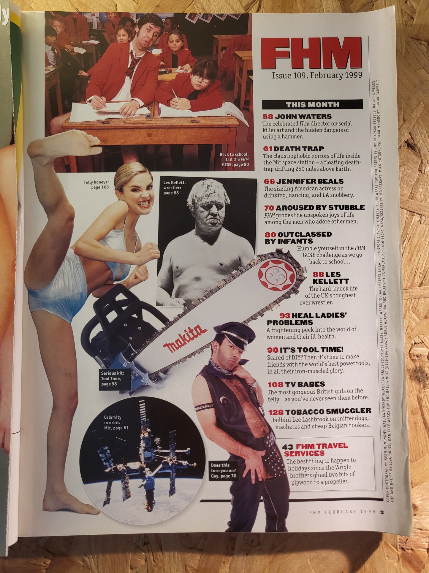 FHM Magazine February 1999 (940) Gail Porter Claire Sweeney Jennifer Beals