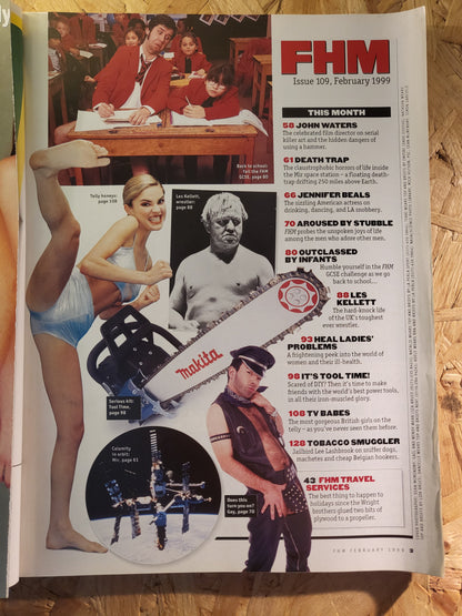 FHM Magazine February 1999 (940) Gail Porter Claire Sweeney Jennifer Beals