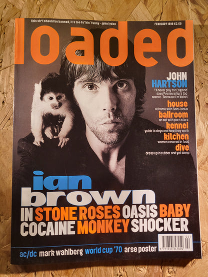 Loaded Magazine February 1998 (947) Samantha Janus Ian Brown POSTER