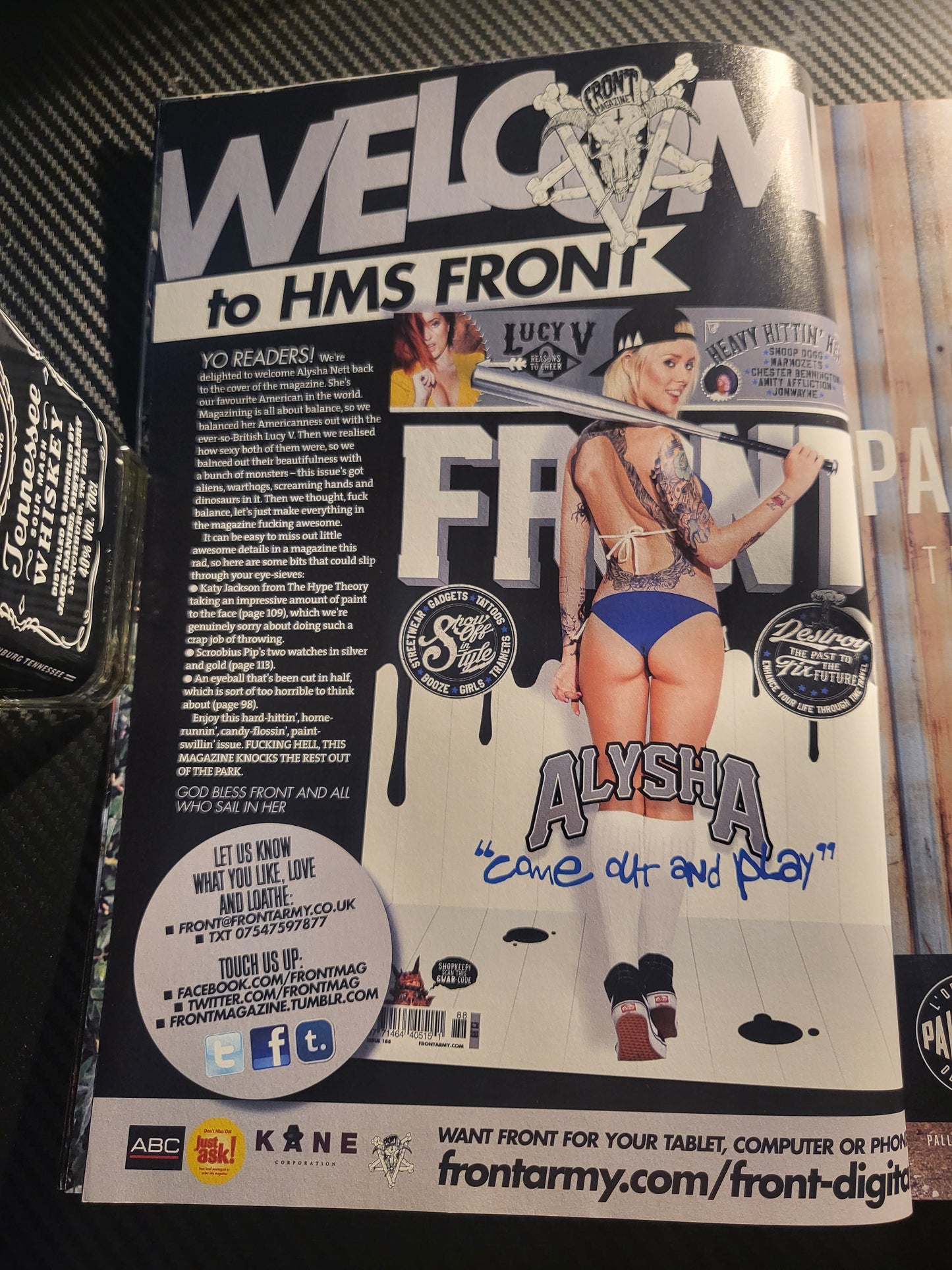Front Magazine Issue 188 (964)(Rare) Alysha Nett Lucy V Arabella