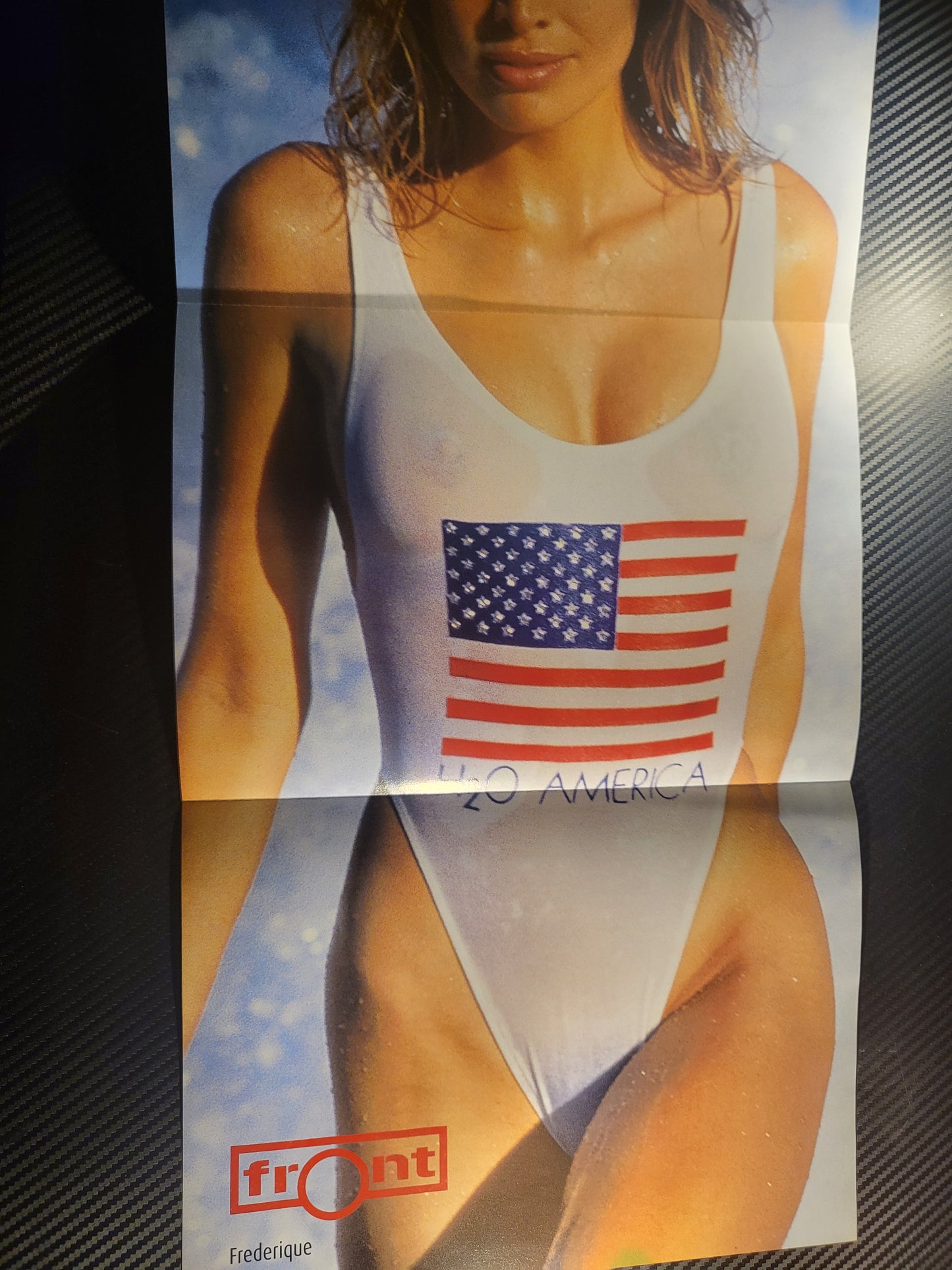 Front Magazine March 1999 Issue 5 (Rare)(967) Frederique POSTER Charlize Theron Des Lynam Mask