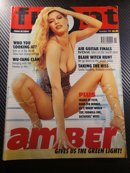 Front Magazine November 1999 Issue 13 (Rare)(967) Amber Smith POSTER Helen Latham