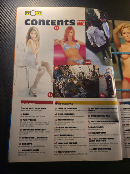 Front Magazine September 1999 Issue 11 (Rare)(967) Katie Richmond