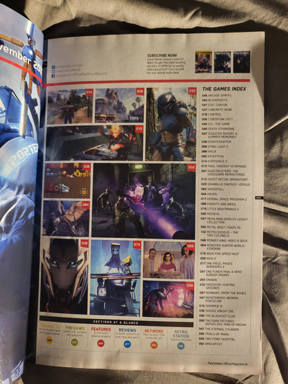 PlayStation Official Magazine November 2019 UK 167 (969) Death Stranding Cyberpunk 2077