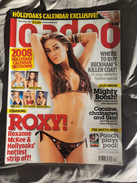 Loaded Magazine December 2007 (970) Roxanne McKee Hollyoaks Lindsey Strutt