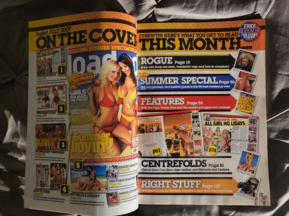 Loaded Magazine July 2007 (Rare)(970) Lindsey Strutt Michelle Marsh Victoria Hawkins
