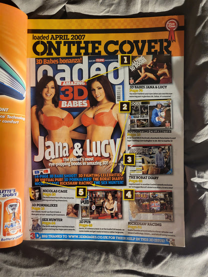 Loaded Magazine April 2007 (Rare)(970) Lucy Pinder Jana Deffi