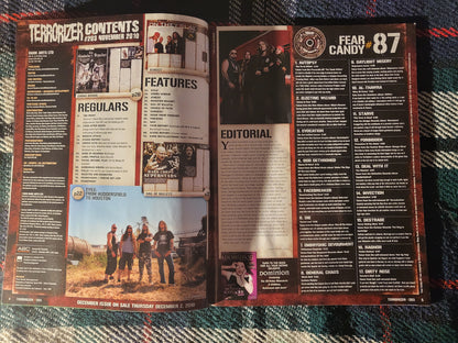 Terrorizer Magazine November 2010 #203 (973) 1 CD Opeth Cradle of Filth Dimmu Borgir