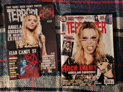 Terrorizer Magazine May 2011 #209 (973) With CD & POSTER Angela Gassow Primordial