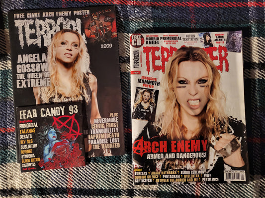 Terrorizer Magazine May 2011 #209 (973) With CD & POSTER Angela Gassow Primordial