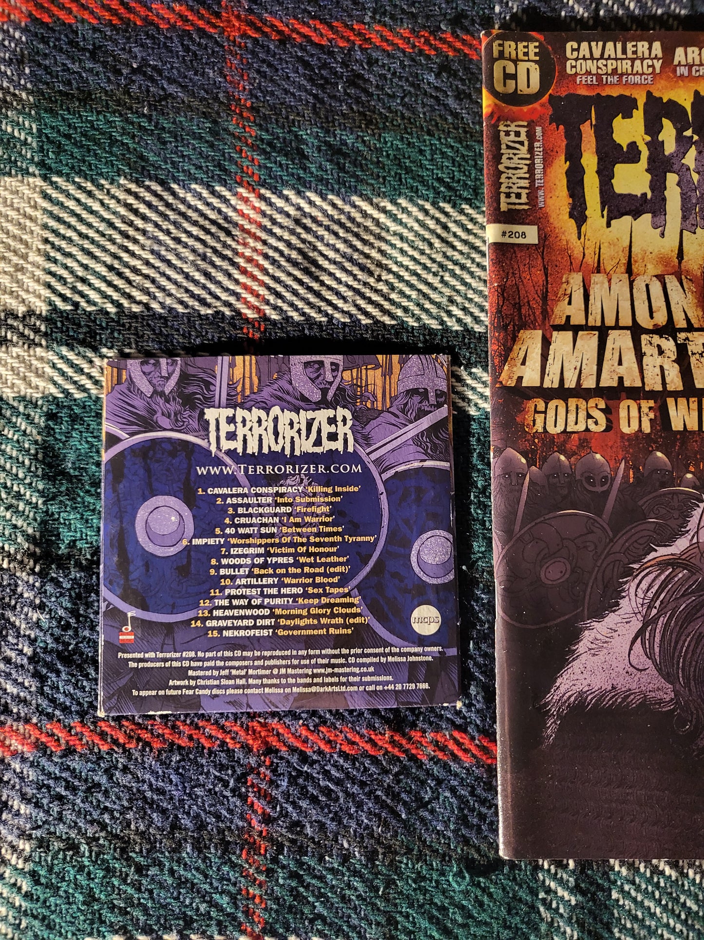 Terrorizer Magazine April 2011 #208 (973) With CD Amon Amarth Moonsorrow
