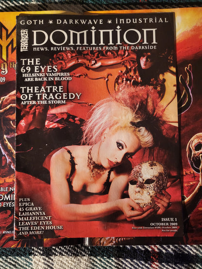 Terrorizer Magazine October 2009 #189 w/ Dominion (973) Immortal Slayer