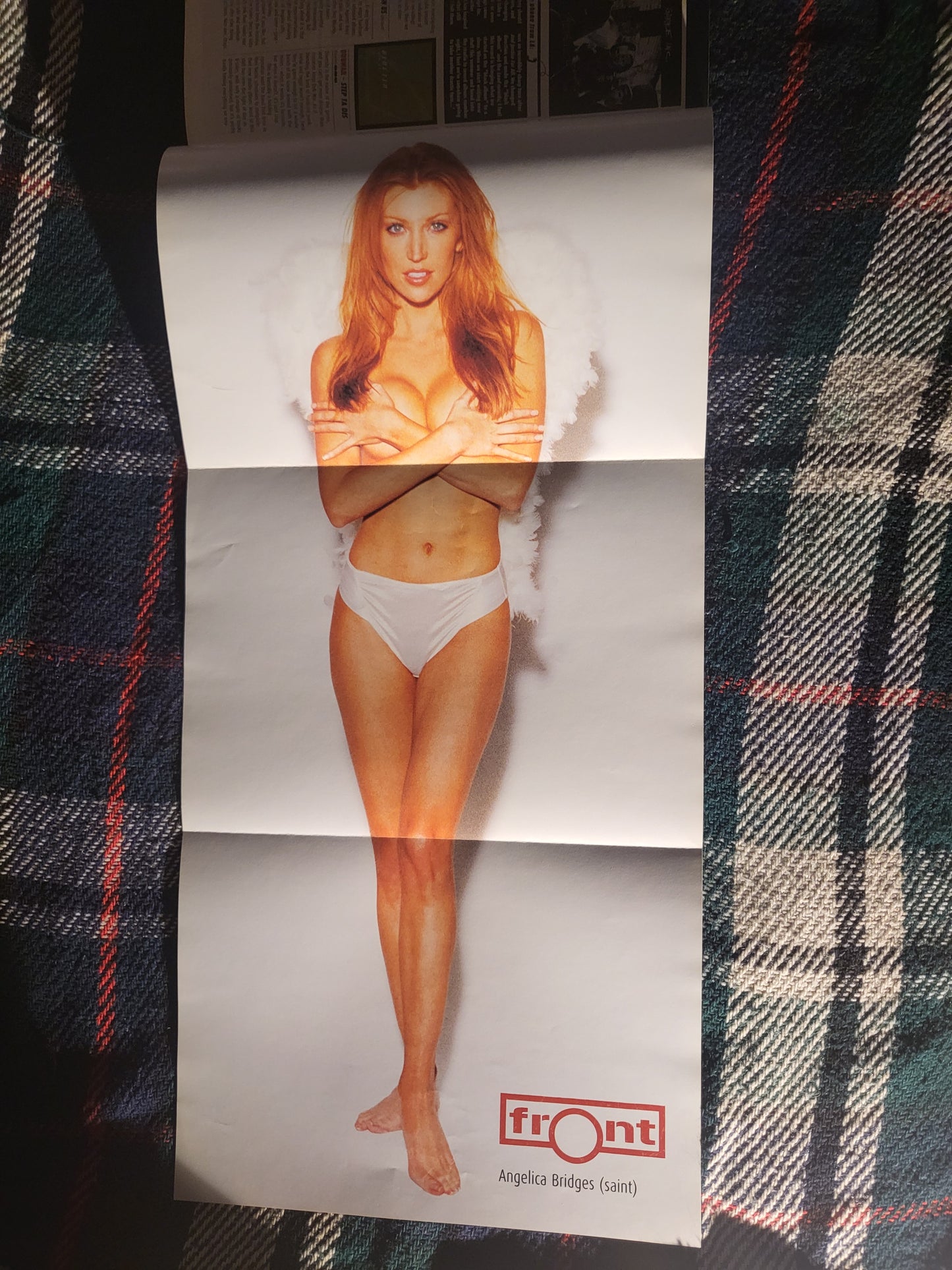 Front Magazine January 1999 #3 (Rare)(972) Angelica Bridges POSTER