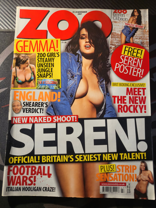 ZOO Magazine 23-29 November 2007 (977) Seren Gibson POSTER Sarah Harding POSTER