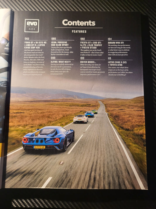 EVO Magazine November 2018 #253 (978) Subaru WRX STI Lotus Exige S Toyota GT86