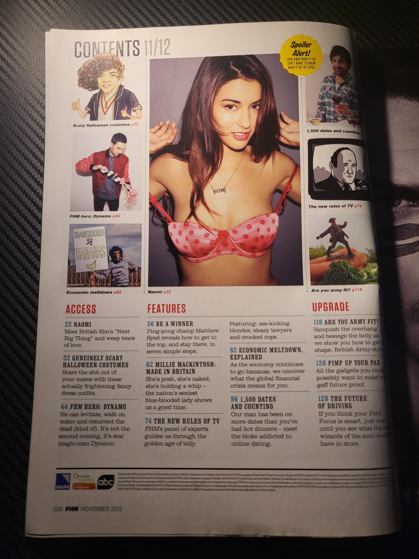 FHM Magazine November 2012 (981) Millie Mackintosh