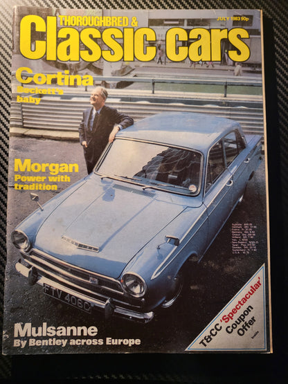 Classic Cars Magazine July 1983 (986) Ford Cortina Rolls-Royce Bentley Mulsanne Turbo