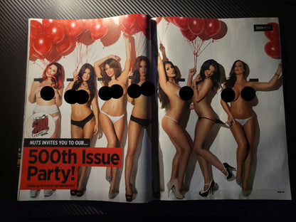 Nuts Magazine 18-24 October 2013 (984)(Rare) 2x POSTER Lucy Pinder Holly Peers