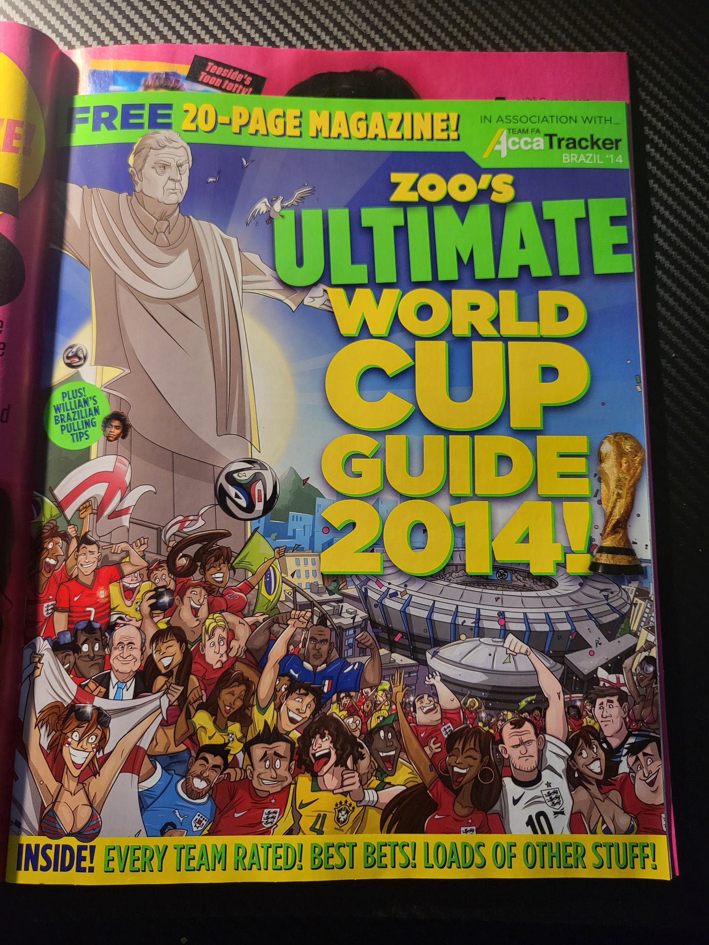 ZOO Magazine 13-19 June 2014 (984)(Rare) Holly Hagan POSTER Geordie Shore