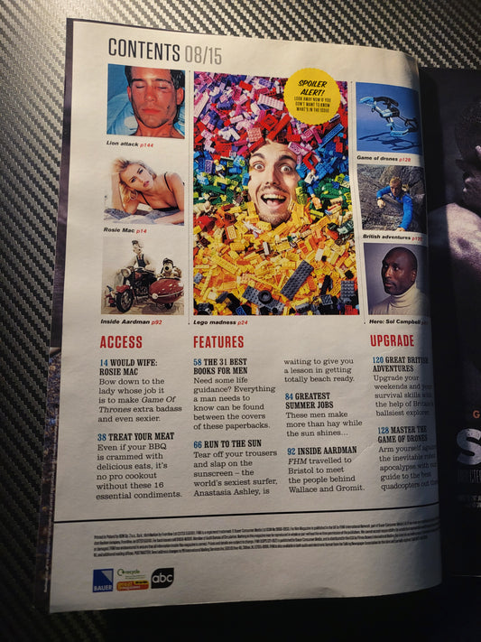 FHM Magazine August 2015 (983) Anastasia Ashley Rosie Mac