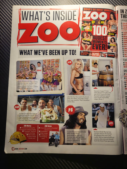 ZOO Magazine 29 June 5 July 2012 (987)(Rare) Jodie Marsh Chanelle Hayes Megan Fox