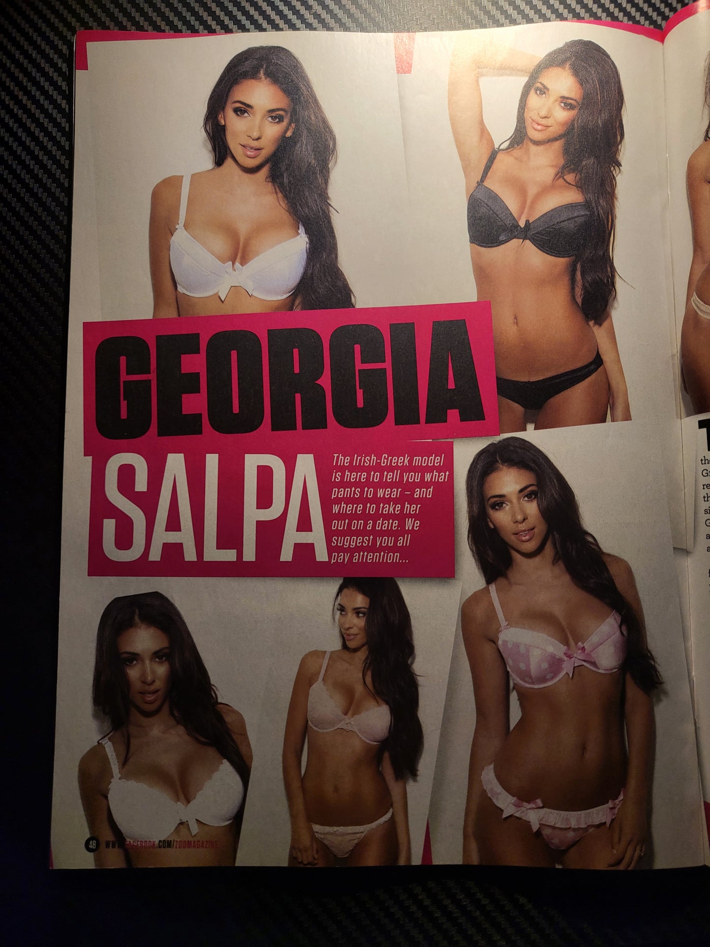 ZOO Magazine 14-20 November 2014 (988)(Rare) Georgia Salpa A to Z of Girls