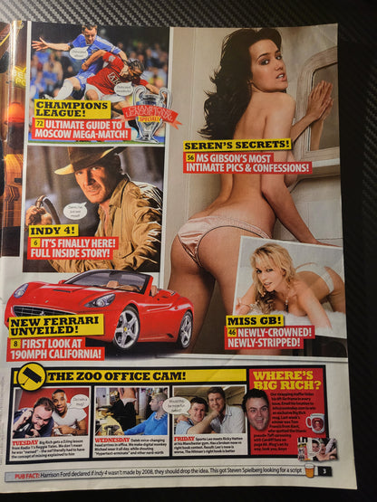 Zoo Magazine 23-29 May 2008 (990) GEMMA GARRETT POSTER SEREN GIBSON