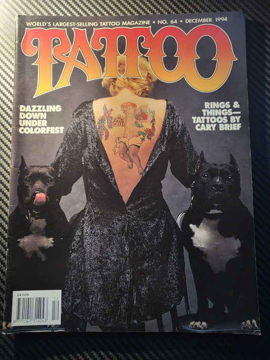 Tattoo Magazine December 1994 (994)(Rare) Cary Brief John Chance Bob Lara