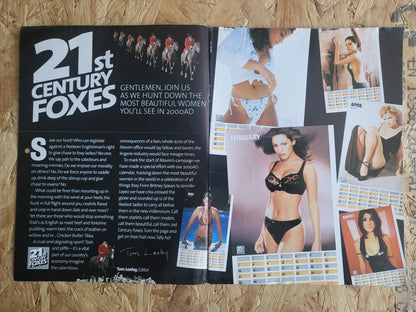 MAXIM Magazine Calendar 2000 "21st Century Foxes" (1003) Kelly Brook Angelina Jolie