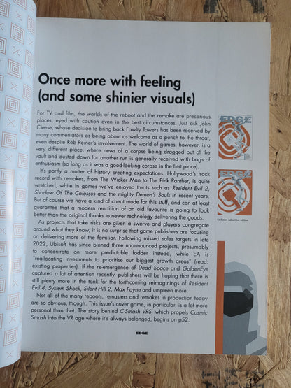 EDGE Magazine April 2023 #382 Subscriber (1005) C-SMASH VRS | Hi-Fi Rush