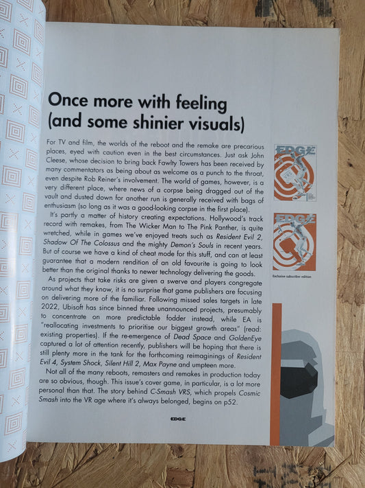 EDGE Magazine April 2023 #382 Subscriber (1005) C-SMASH VRS | Hi-Fi Rush