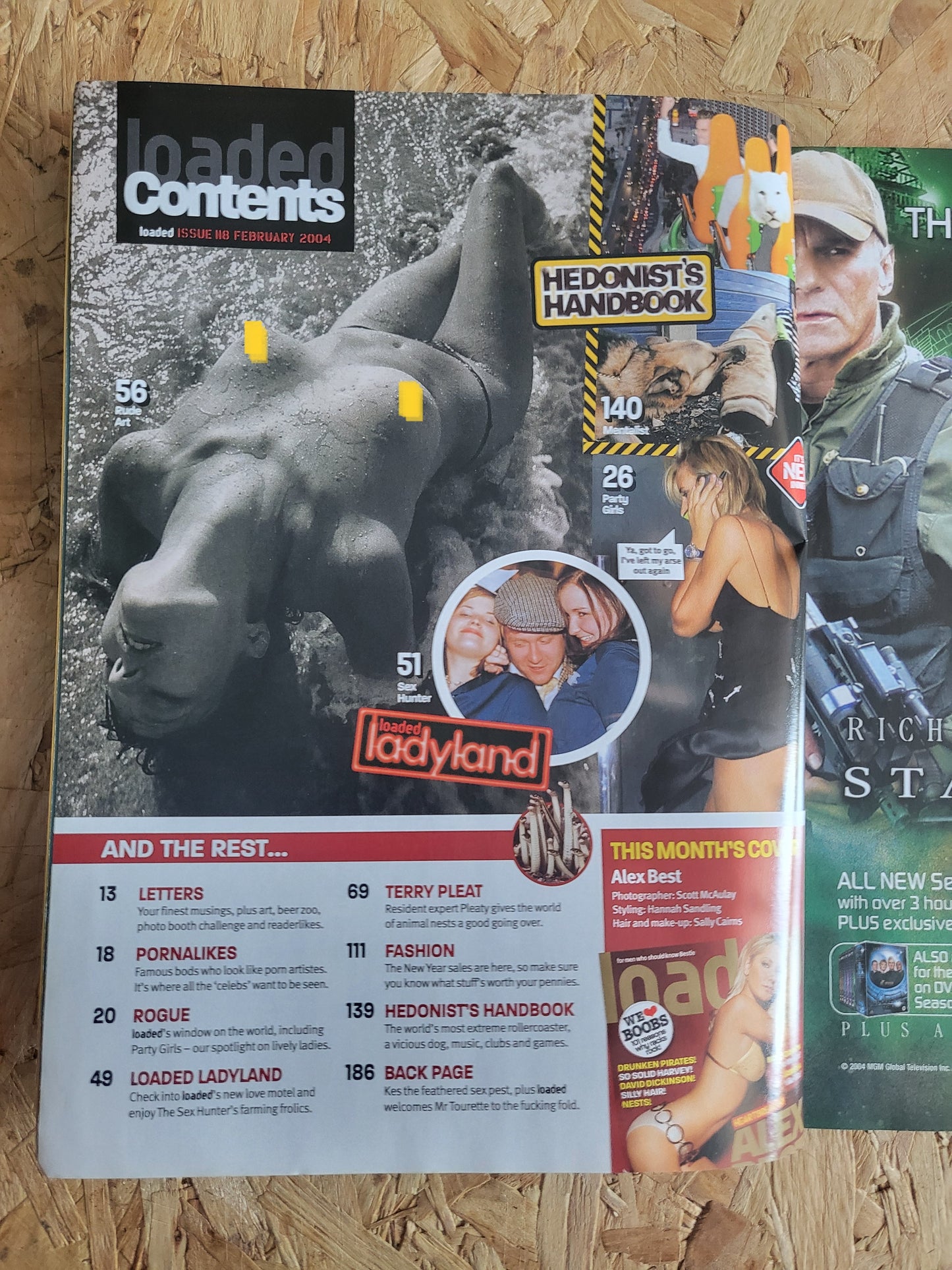 LOADED Magazine February 2004 (1007) Michelle Marsh Alex Best Jamelia Rebecca Atkinson