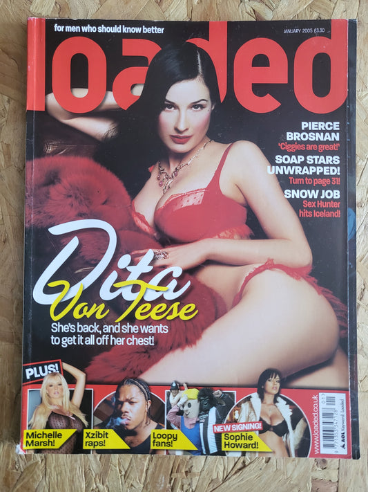 LOADED Magazine January 2005 (1007) Dita Von Teese Michelle Marsh Sophie Howard