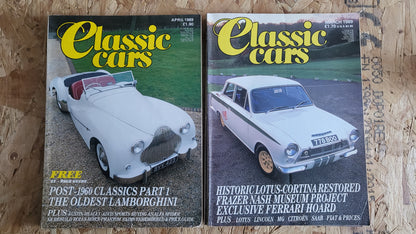 6x Classic Car Magazines January to June 1989 Bundle/Job Lot (0038) GT6 V12 E-Type