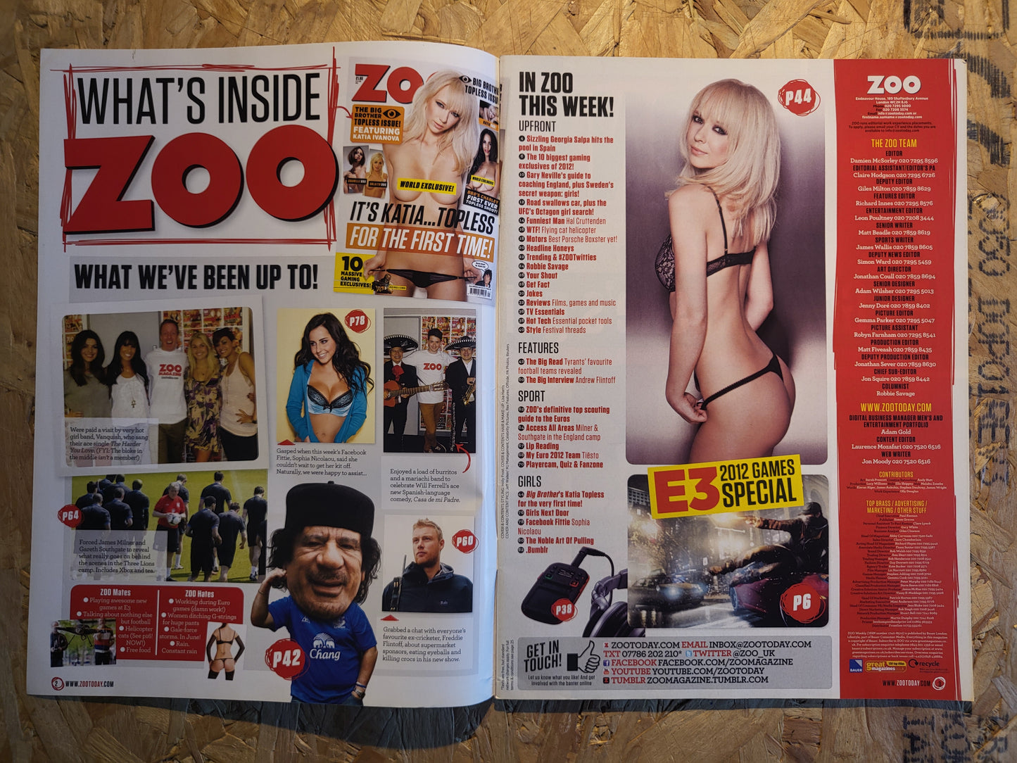 Zoo Magazine 15-21 June 2012 (1010) Katia Ivanova Charley Uchea Nicolaou Big Brother