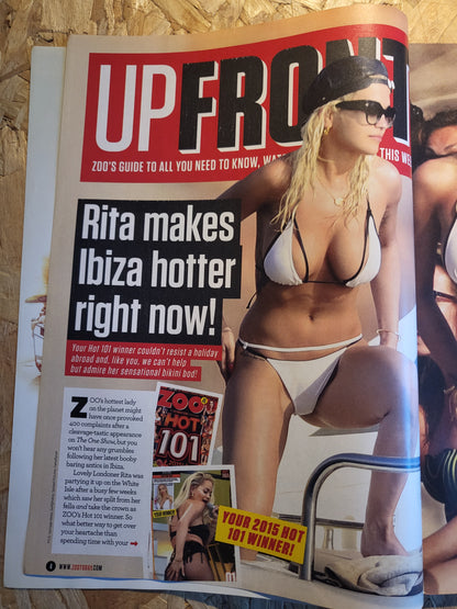 Zoo Magazine 21-27 August 2015 (RARE)(1010) Rita Ora Stephanie Davies Lucy Turner