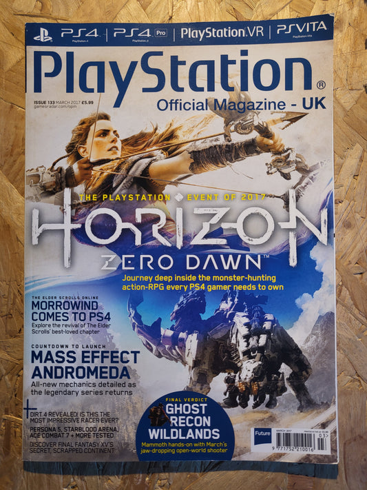 Playstation Magazine March 2017 #133 (1011) Mass Effect Horizon Ghost Recon